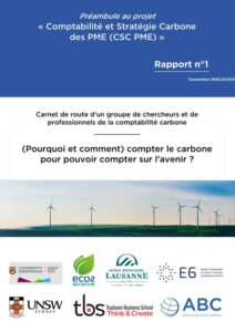 Rapport “Comptabilité et stratégie carbone des PME”