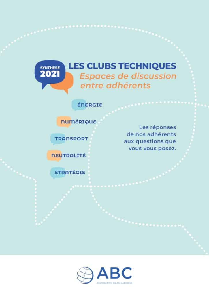Synthèse abc 2021 des clubs techniques