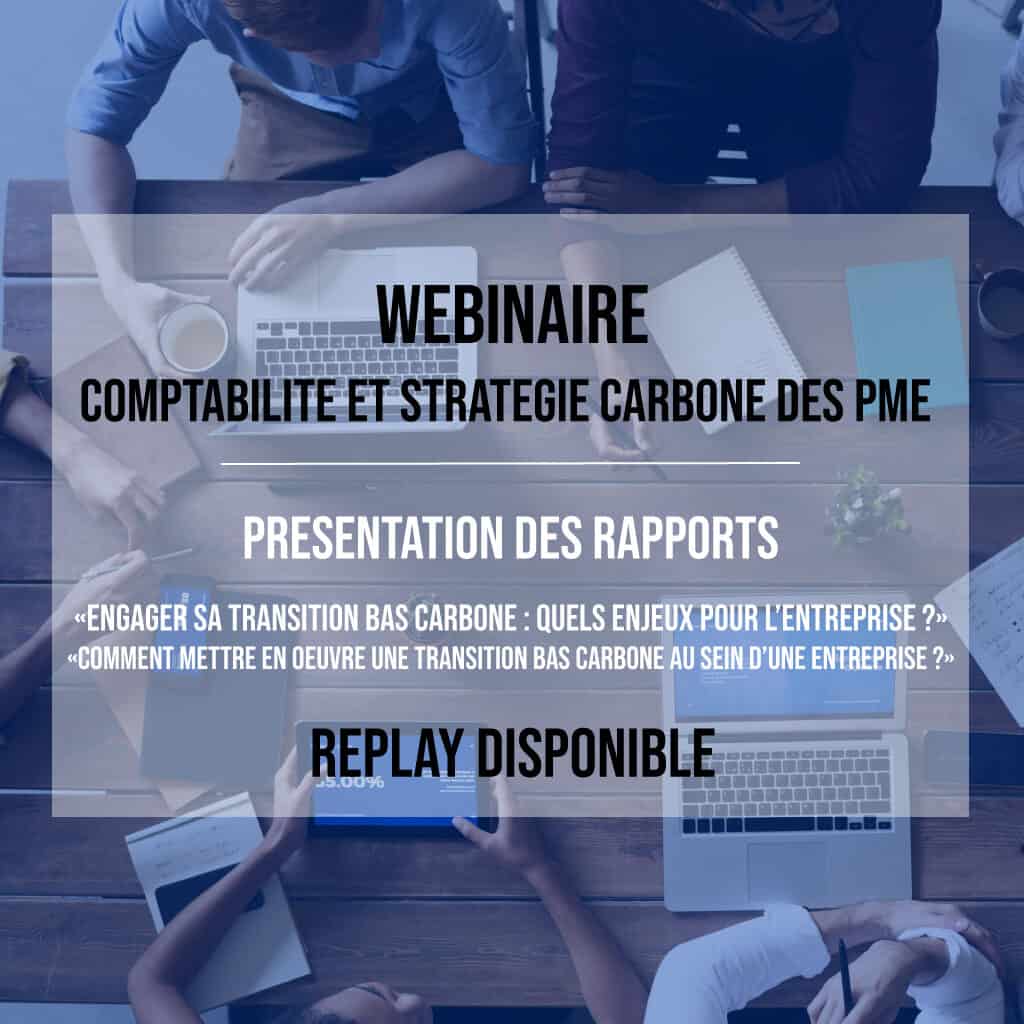 Webinaire comptabilité et stratégie pour les PME