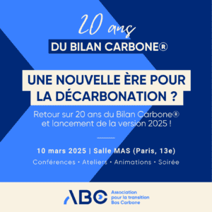 20 ans du Bilan Carbone® – Programme